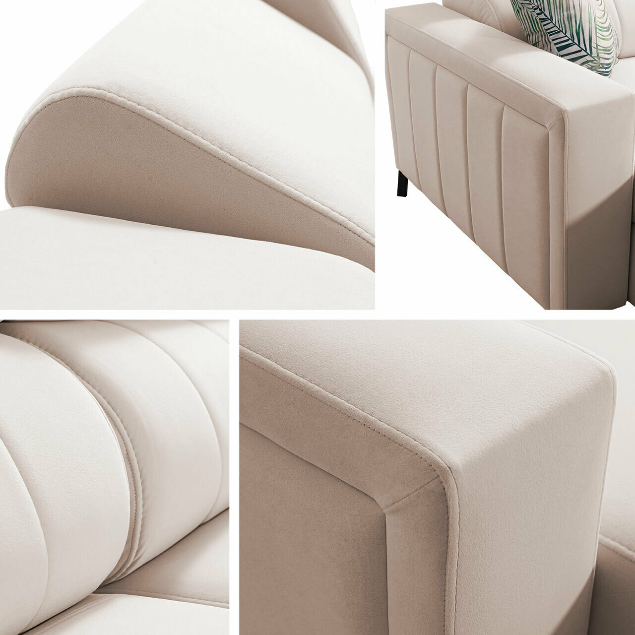 Ugaona sofa Sarasota 153 (Mono 231 + Botanical 36)