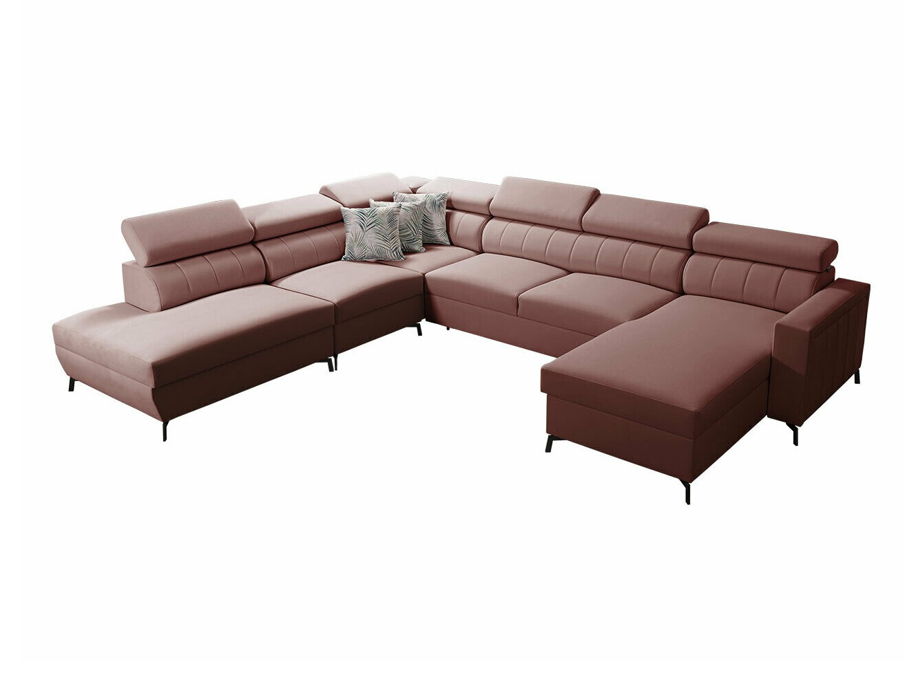 Ugaona sofa Sarasota 155 (Mono 235 + Botanical 36)