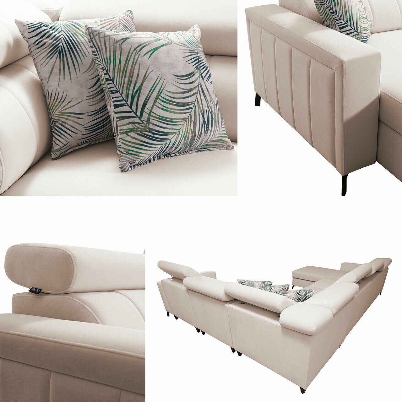 Ugaona sofa Sarasota 157 (Mono 234 + Botanical 36)