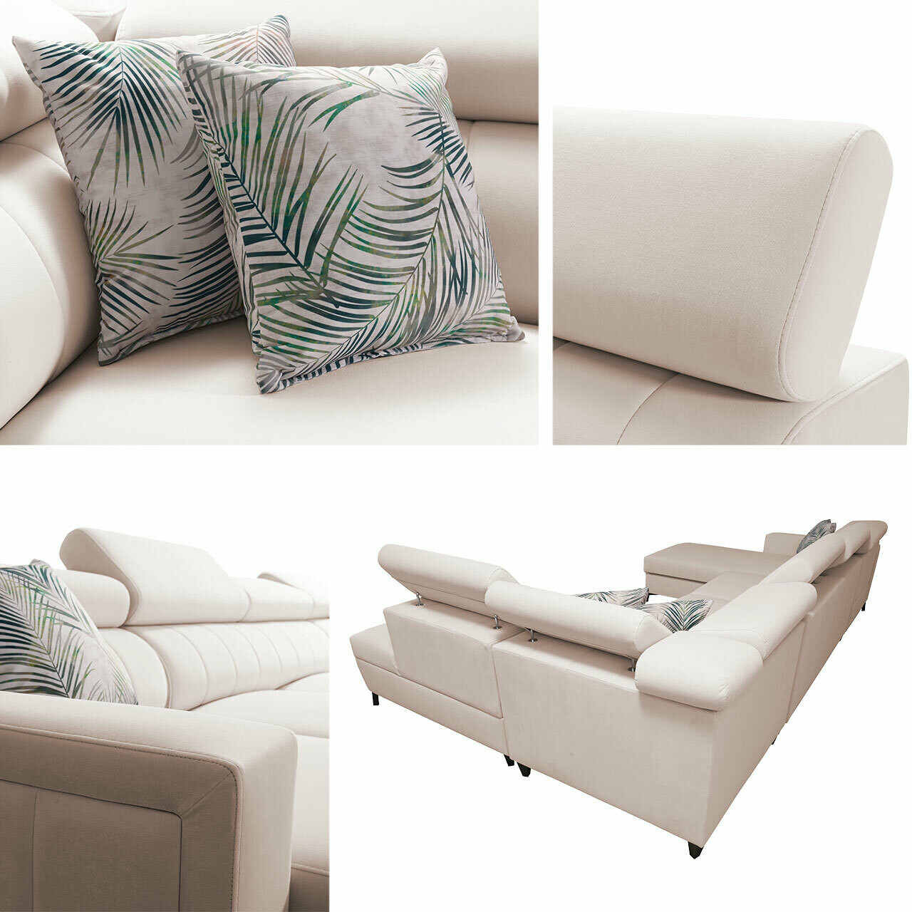 Ugaona sofa Sarasota 158 (Mono 231 + Botanical 36)