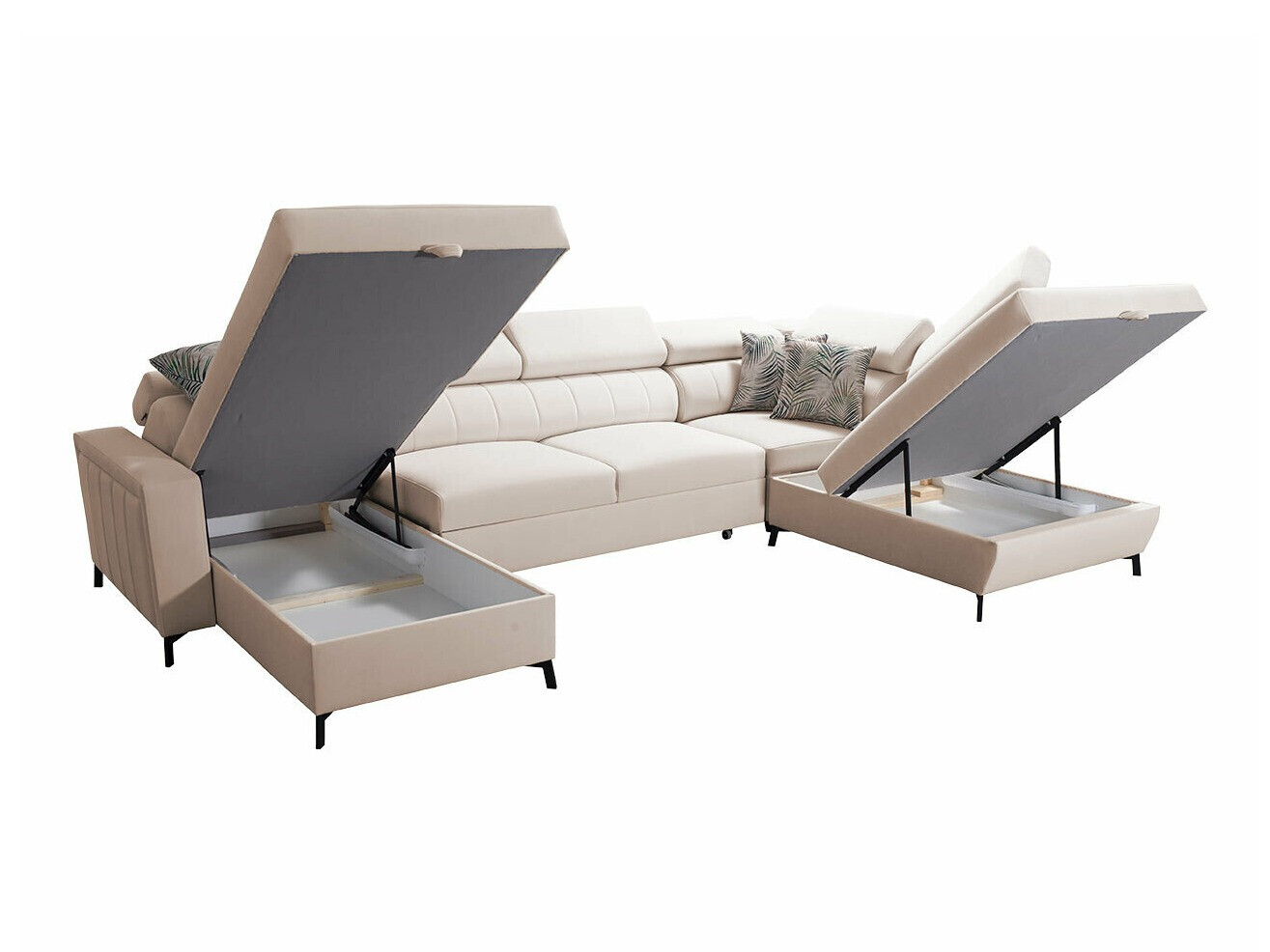 Ugaona sofa Sarasota 158 (Mono 231 + Botanical 36)