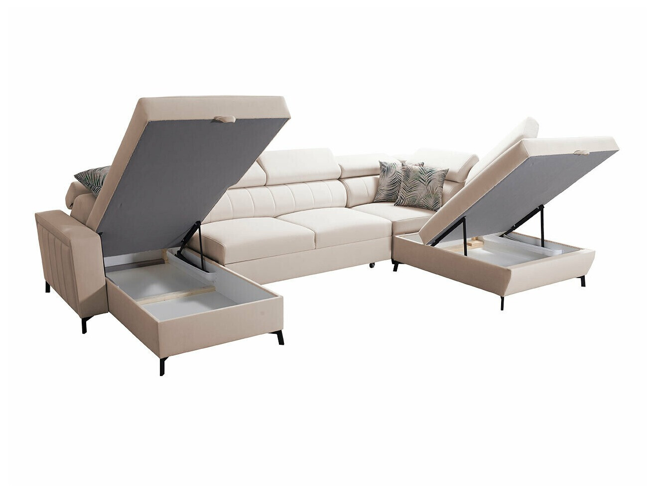 Ugaona sofa Sarasota 158 (Mono 234 + Botanical 36)