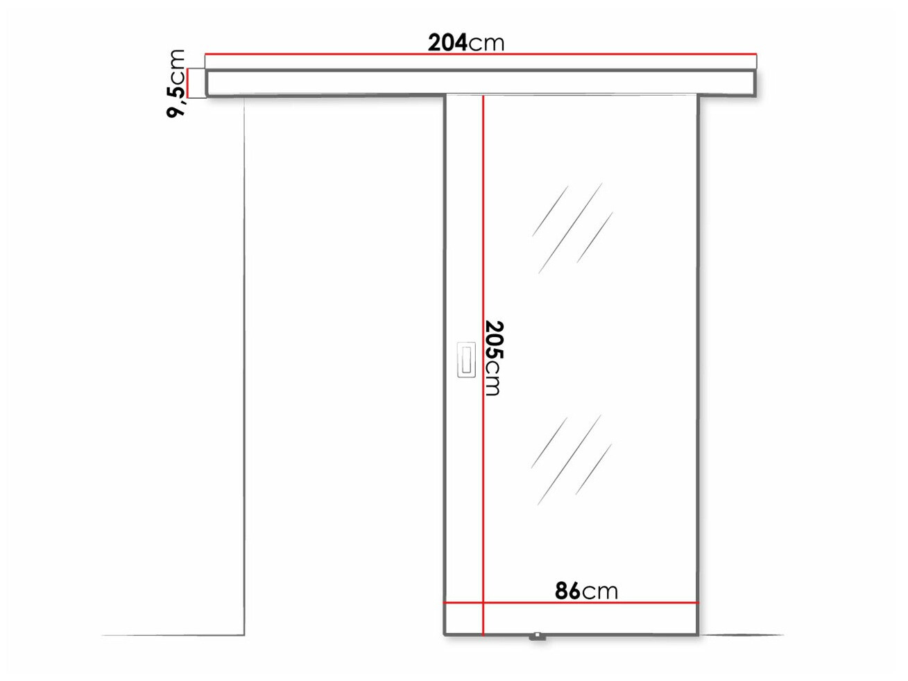 Klizna vrata Dover 206