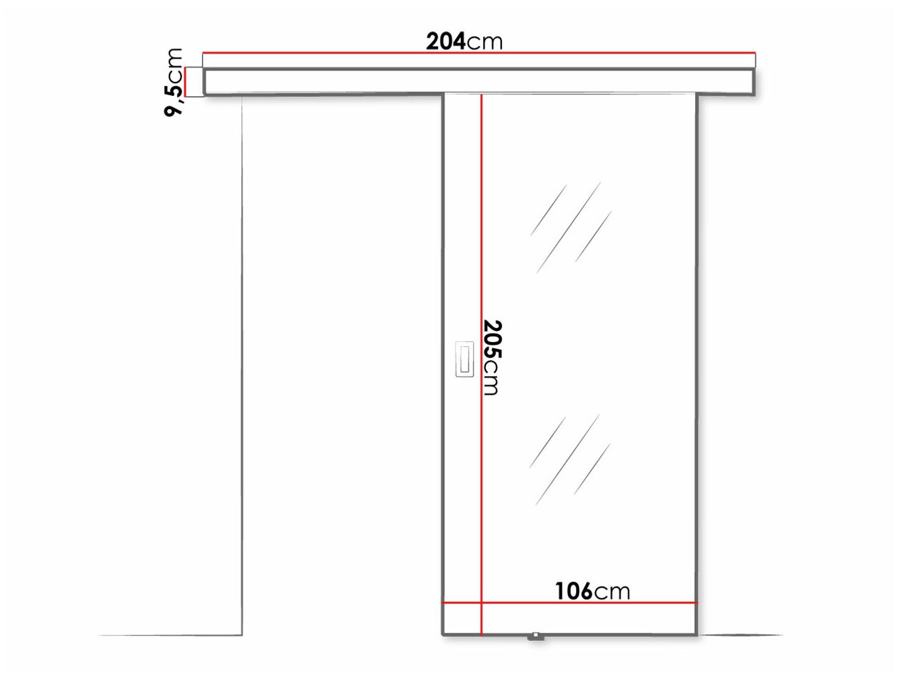 Klizna vrata Dover 208