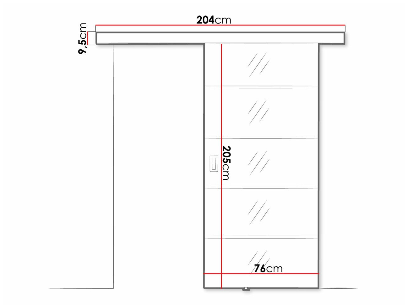Klizna vrata Dover 209