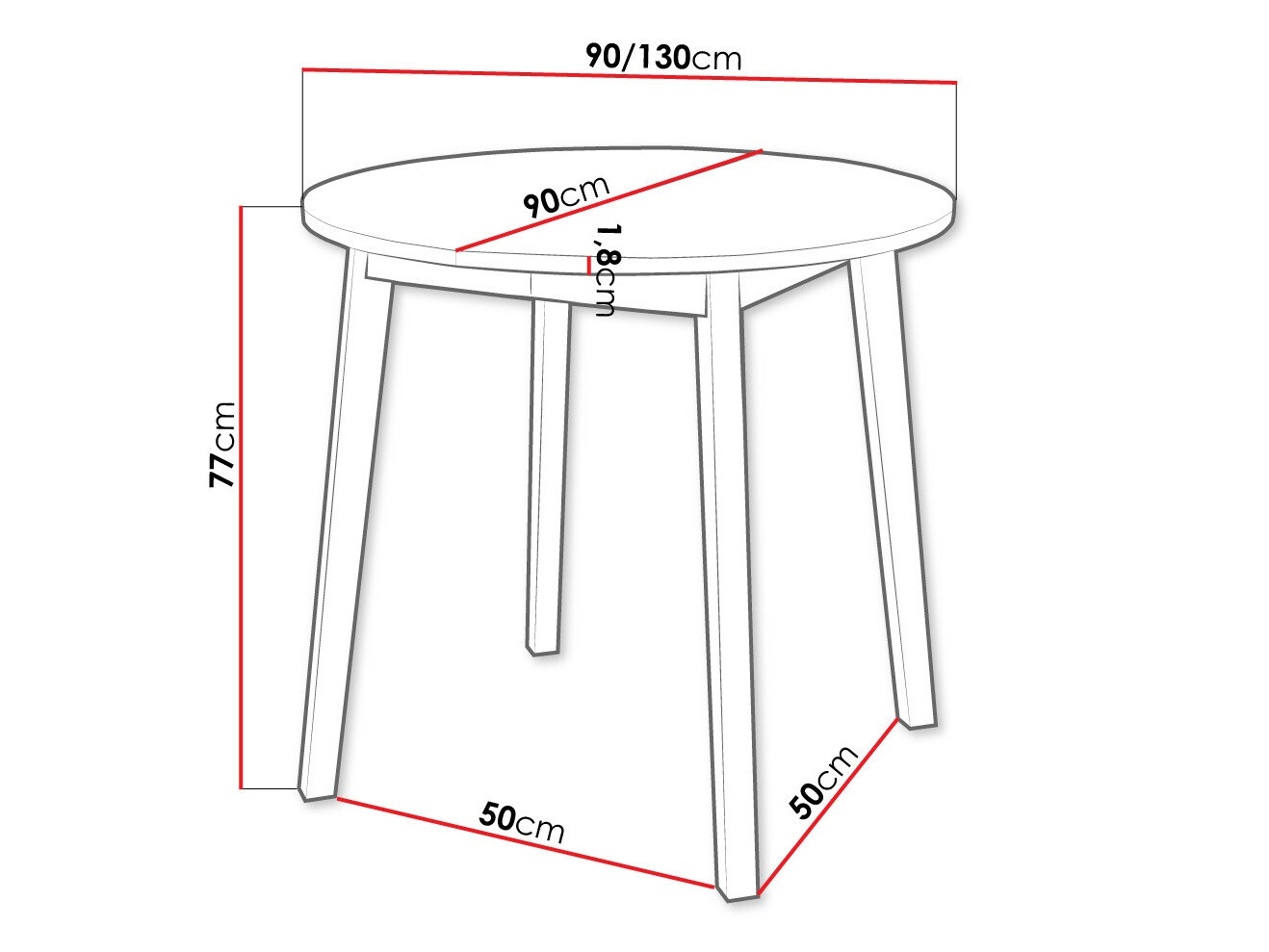 Sto Edmond 112 (Sivi mermer + Crno)