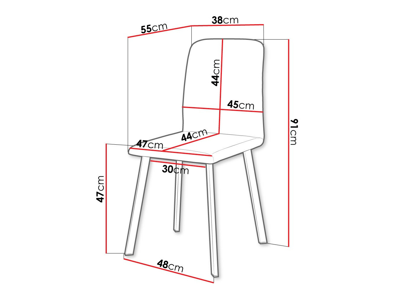 Stolica Edmond 115 (Amor Velvet 4321)