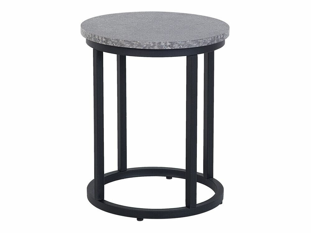 Set pomoćnih stočića Berwyn 759 (Crno + Beton)
