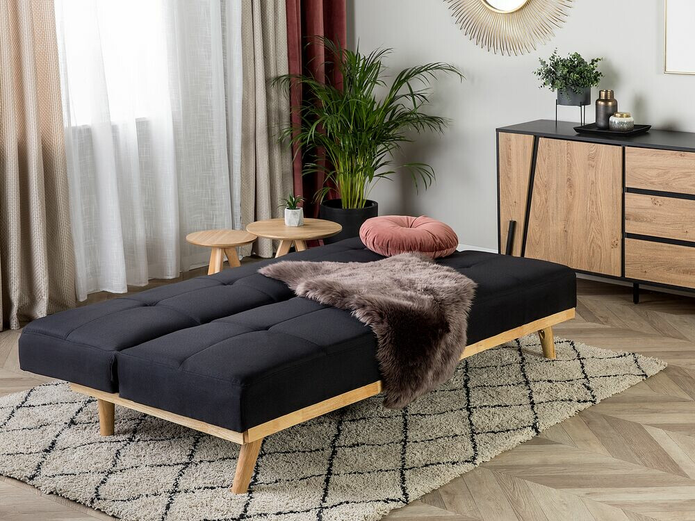 Sofa na razvlačenje Berwyn 747 (Crno)