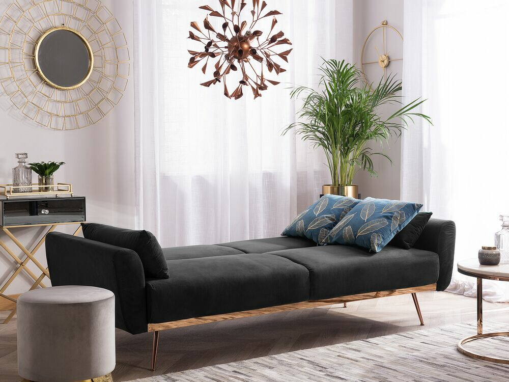 Sofa na razvlačenje Berwyn 750 (Crno)