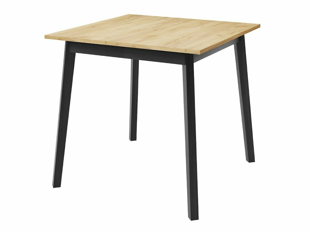 Trpezarijski set Edmond 116 (Zanatski zlatni hrast + Crno)