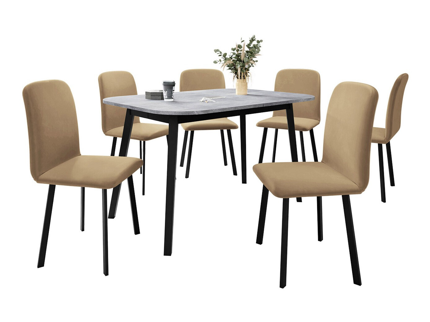 Trpezarijski set Edmond 117 (Amor Velvet 4302)