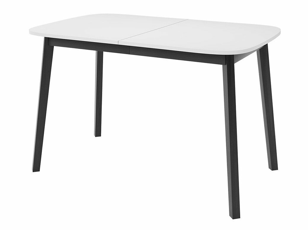 Trpezarijski set Edmond 117 (Belo + Crno)