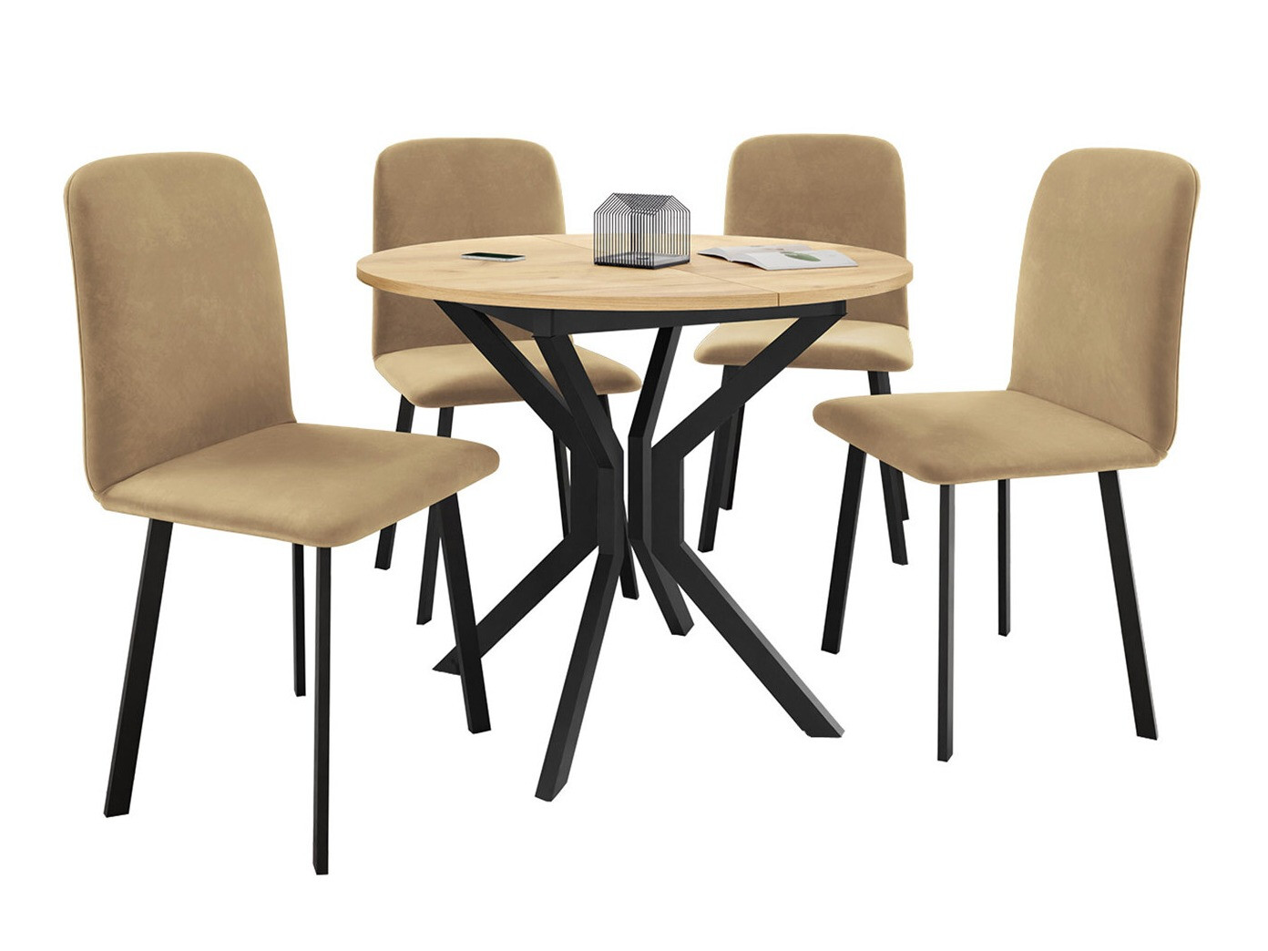 Trpezarijski set Edmond 118 (Amor Velvet 4302)