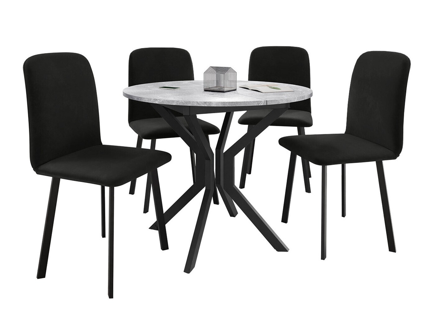 Trpezarijski set Edmond 118 (Amor Velvet 4322)