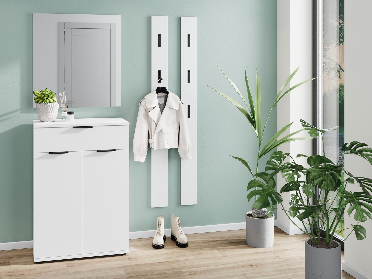 Set za hodnik Soliru 102 (Belo)