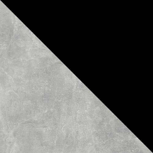 Trpezarijski set Edmond 118 (Sivi mermer + Crno)