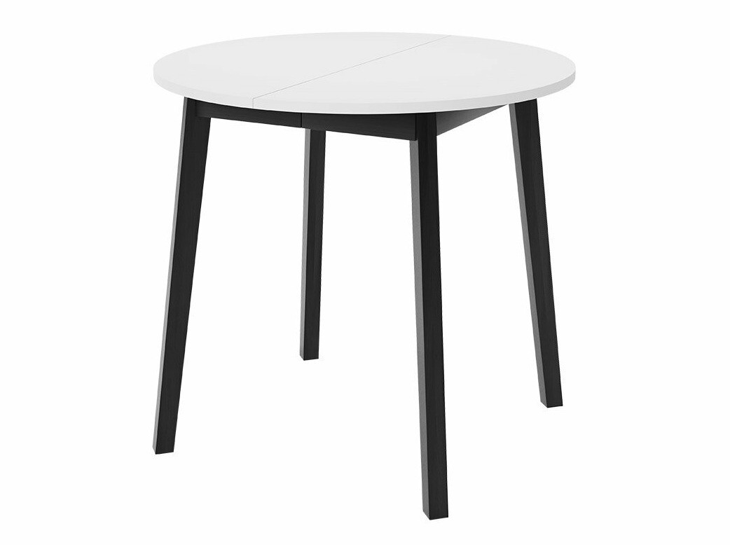 Trpezarijski set Edmond 119 (Belo + Crno)