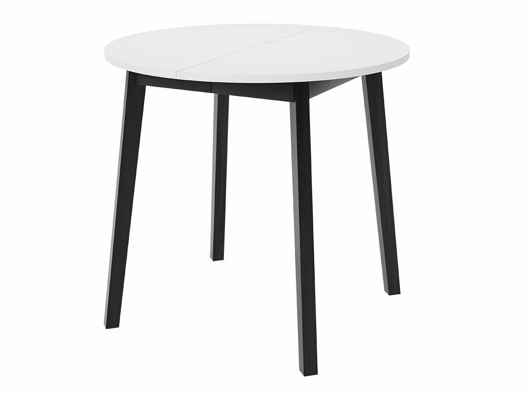 Trpezarijski set Edmond 119 (Belo + Crno)