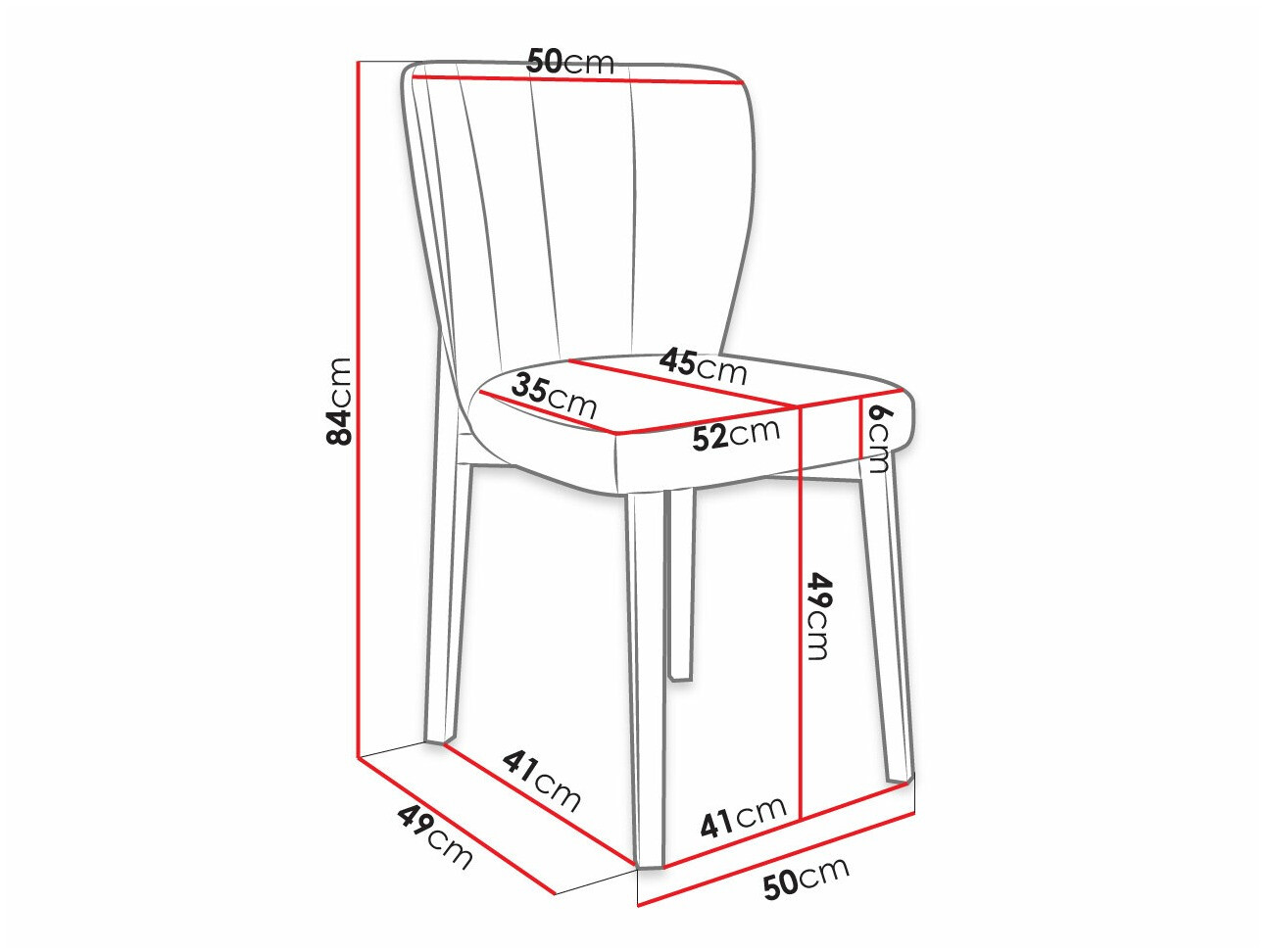 Stolica Racine 130 (Crno + Magic Velvet 2216)
