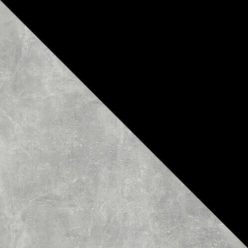 Trpezarijski set Edmond 121 (Sivi mermer + Crno)