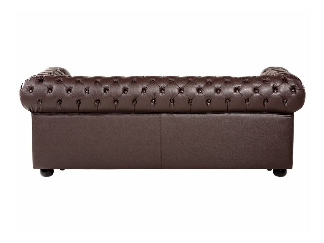 Česterfild sofa Berwyn 832 (Tamno smeđa)