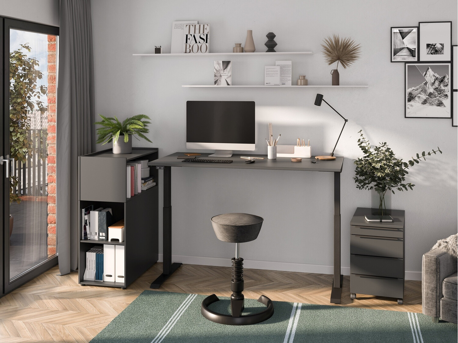 Polica Feltoru 108 (Graphite)