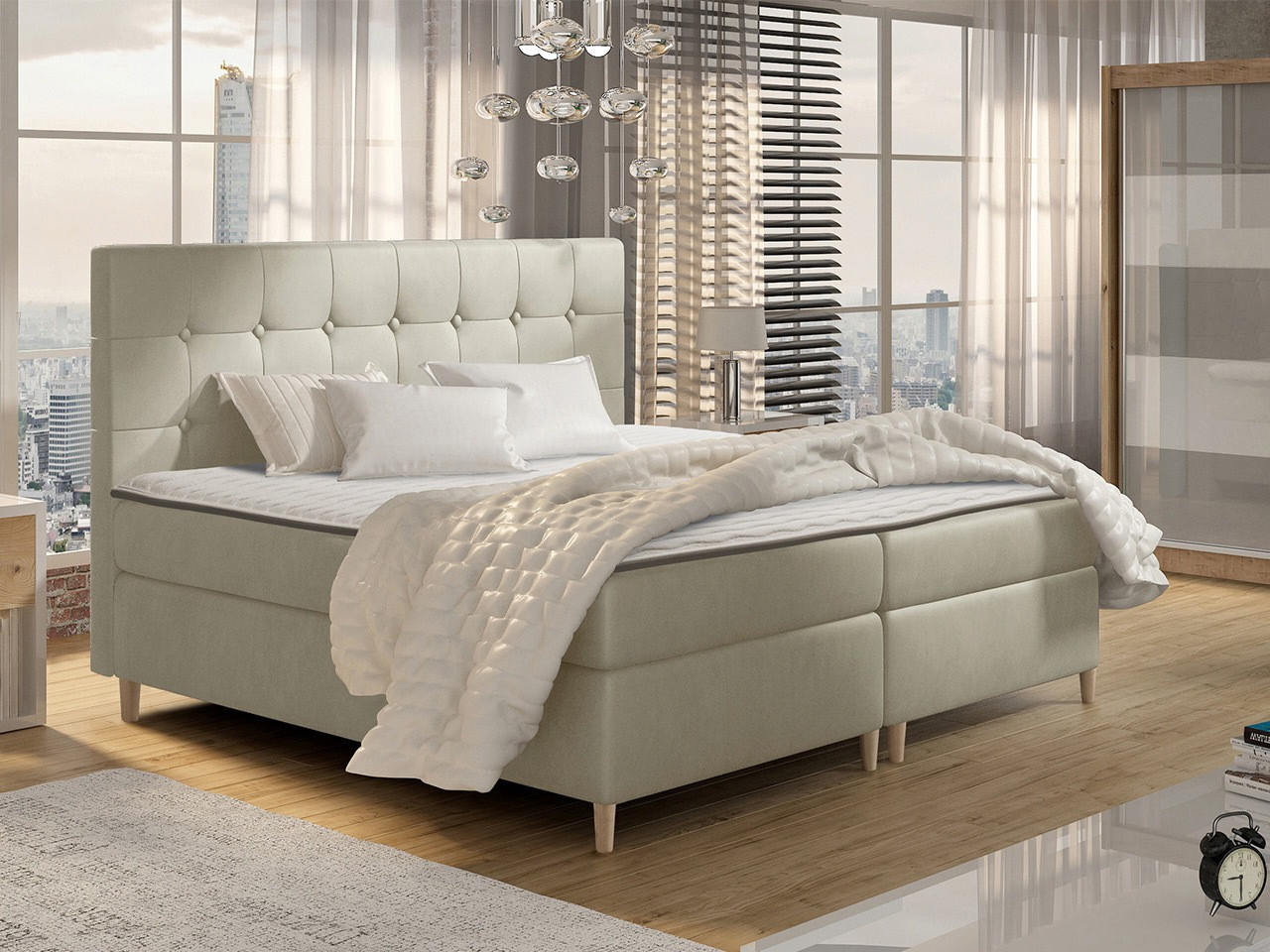 Boxspring krevet Baltimore 130 (Magic Velvet 2201)