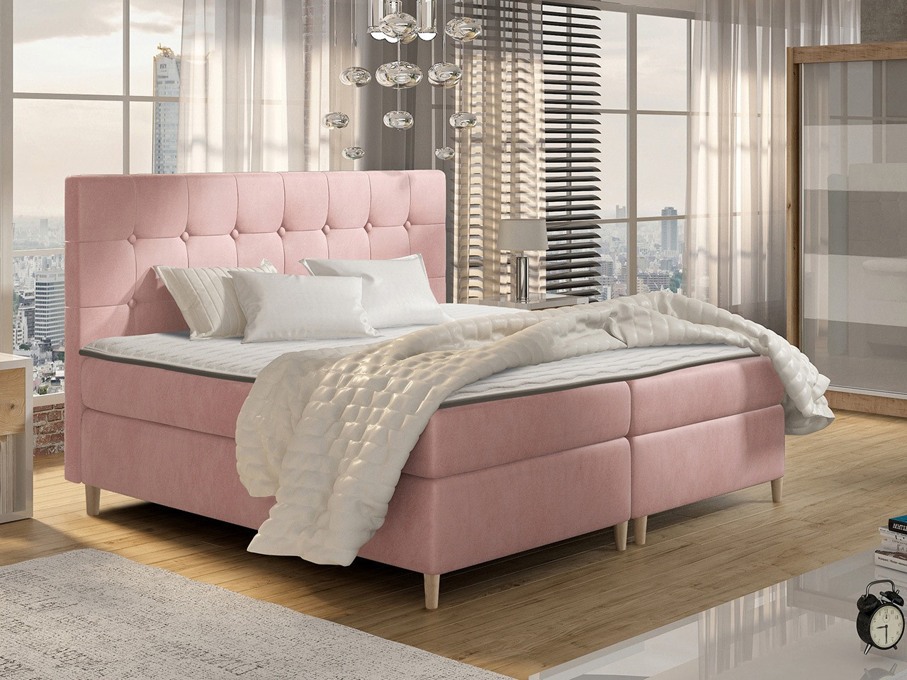 Boxspring krevet Caseus (Magic Velvet 2257)
