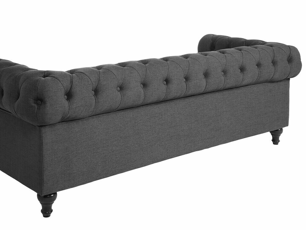 Česterfild sofa Cirdoro 100 (Sivo)