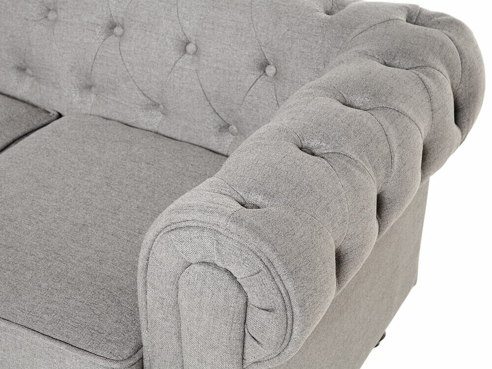 Česterfild sofa Cirdoro 100 (Svetloosiva)