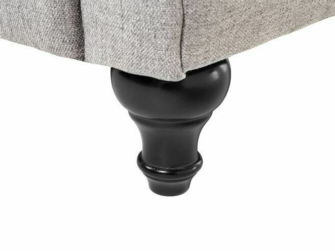 Česterfild sofa Cirdoro 100 (Svetloosiva)