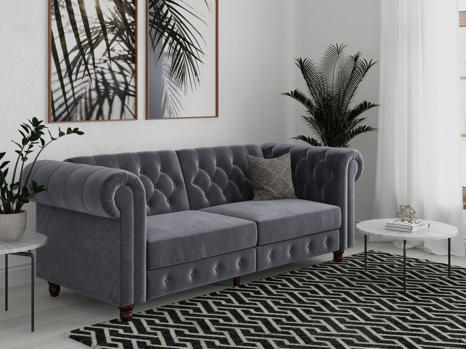 Sofa na razvlačenje Denton 1190 (Antracit)
