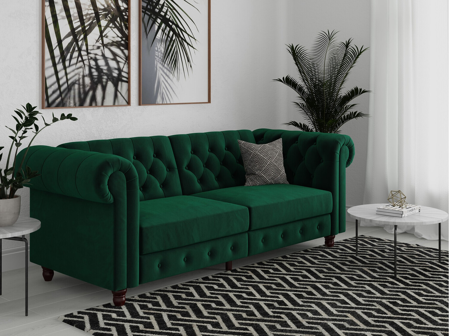 Sofa na razvlačenje Denton 1190 (Zelena)