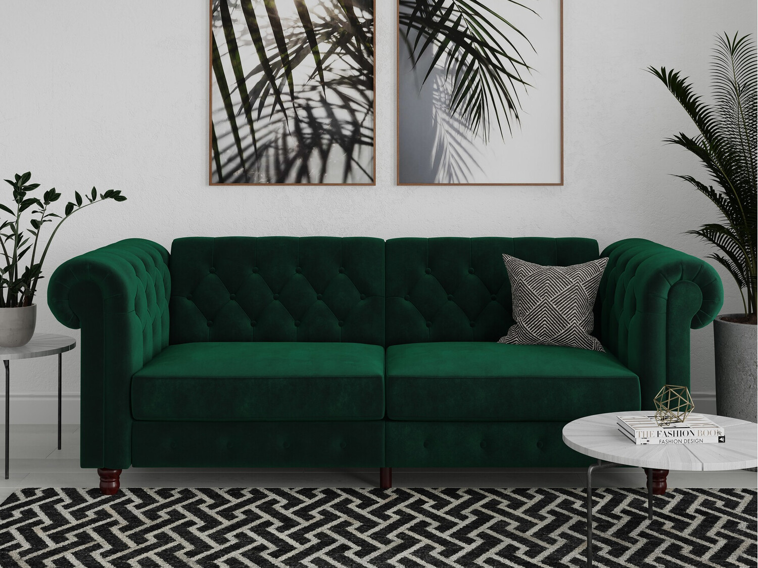 Sofa na razvlačenje Denton 1190 (Zelena)