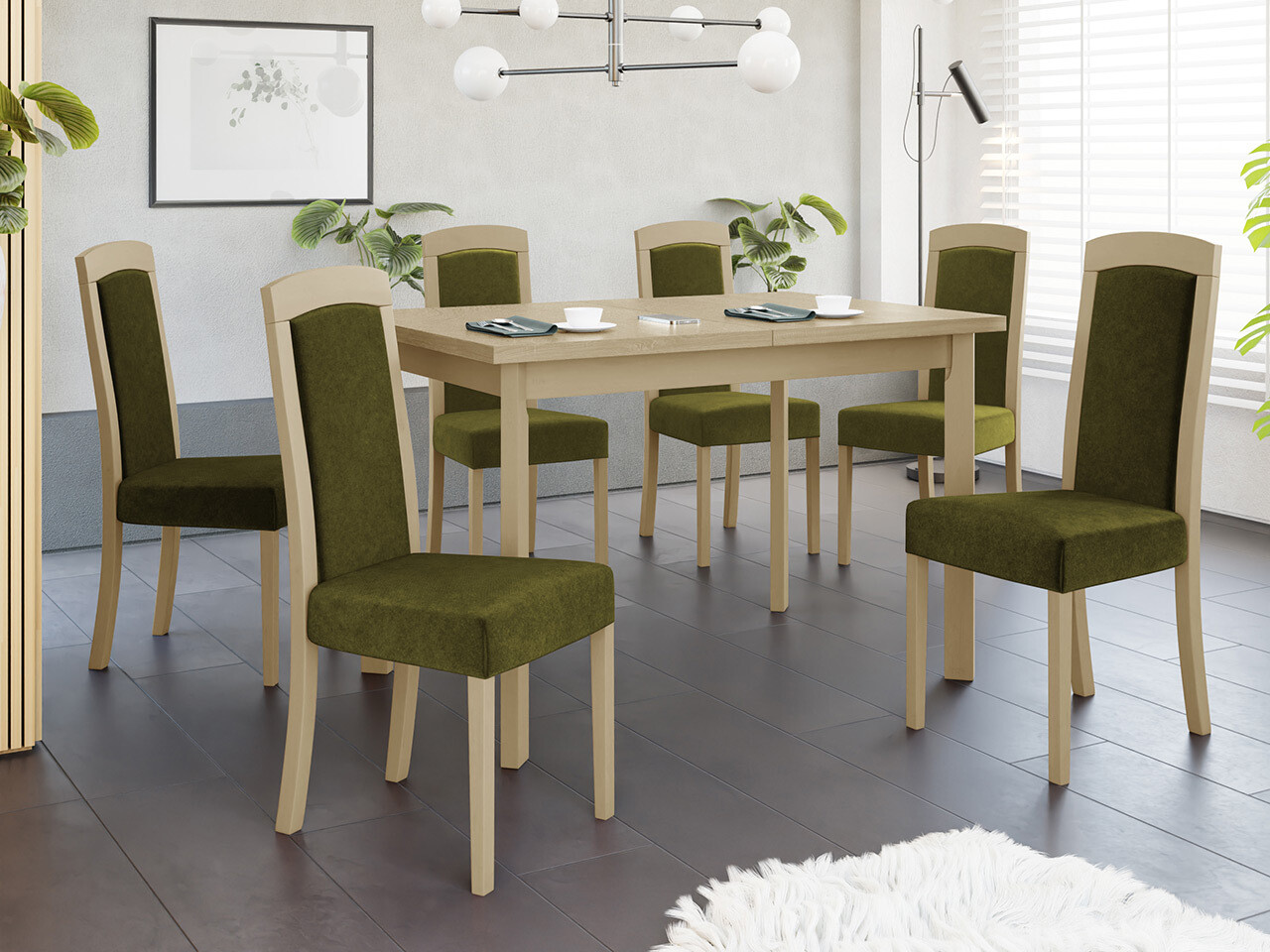 Stolica Victorville 345 (Sonoma hrast)