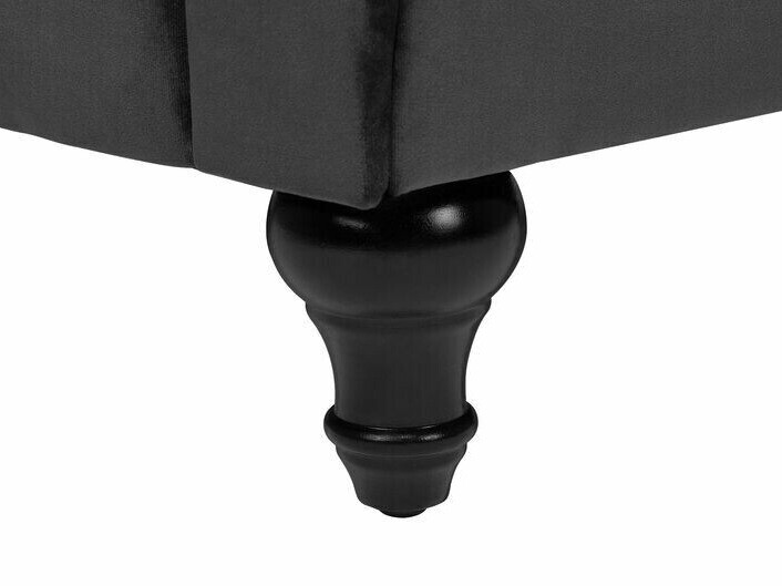 Česterfild sofa Cirdoro 101 (Crno)