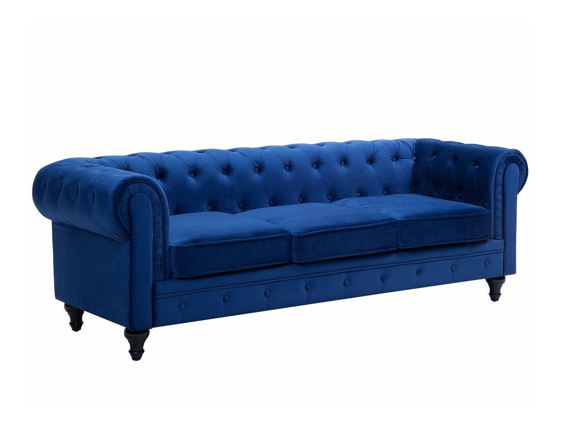 Česterfild sofa Cirdoro 101 (Plava)