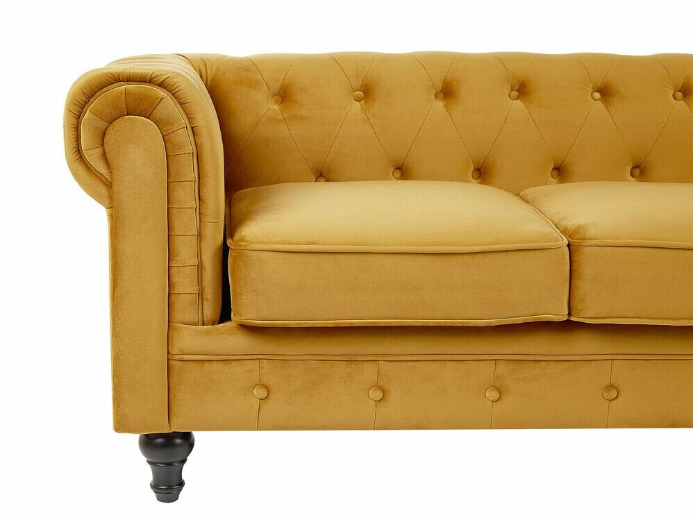 Česterfild sofa Cirdoro 101 (Žuta)
