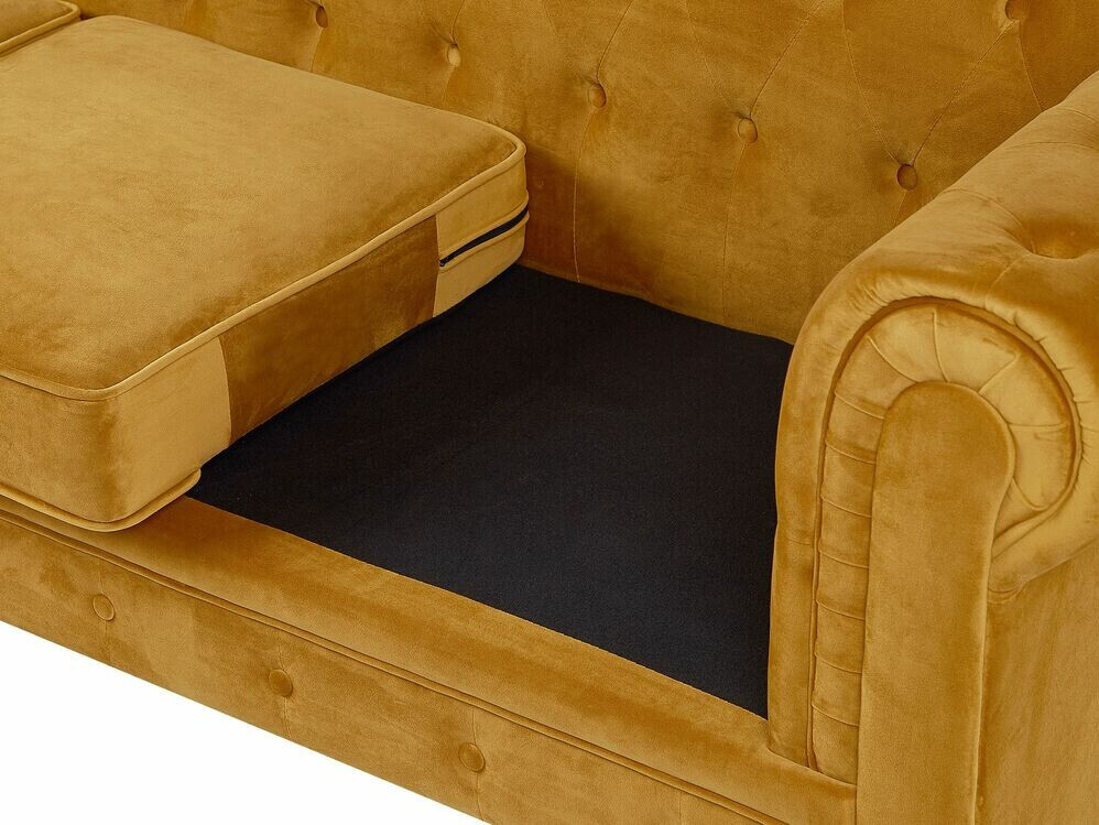 Česterfild sofa Cirdoro 101 (Žuta)