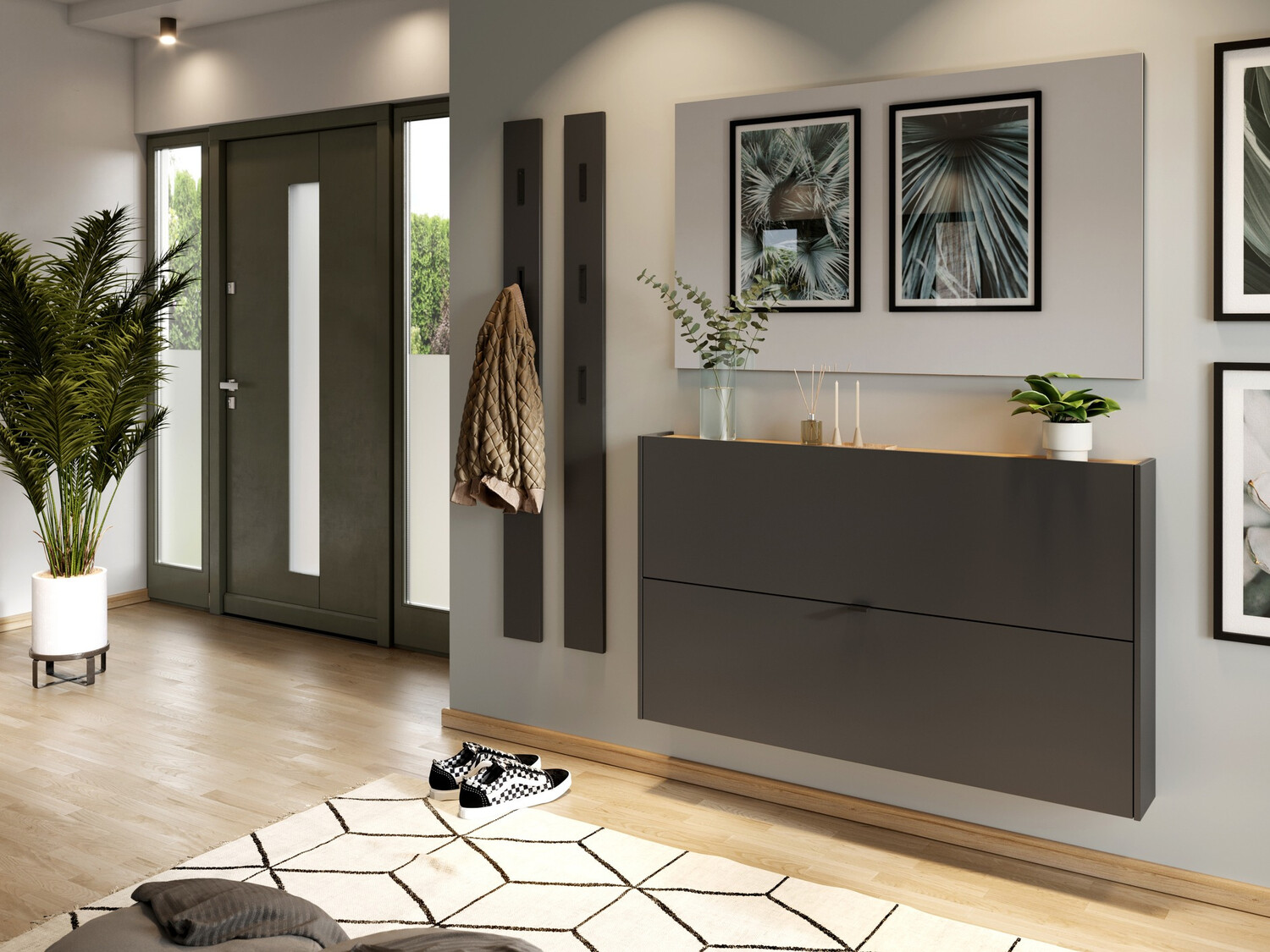 Cipelarnik Cirsale 108 (Grafit + Navarra hrast)