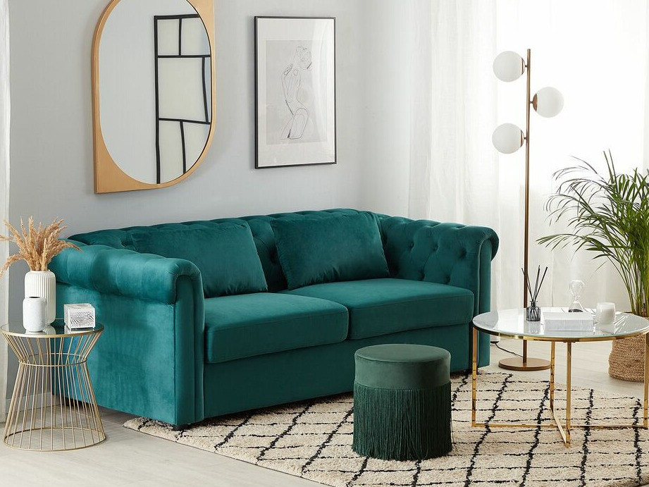 Česterfild sofa Cirdoro 103 (Zelena)