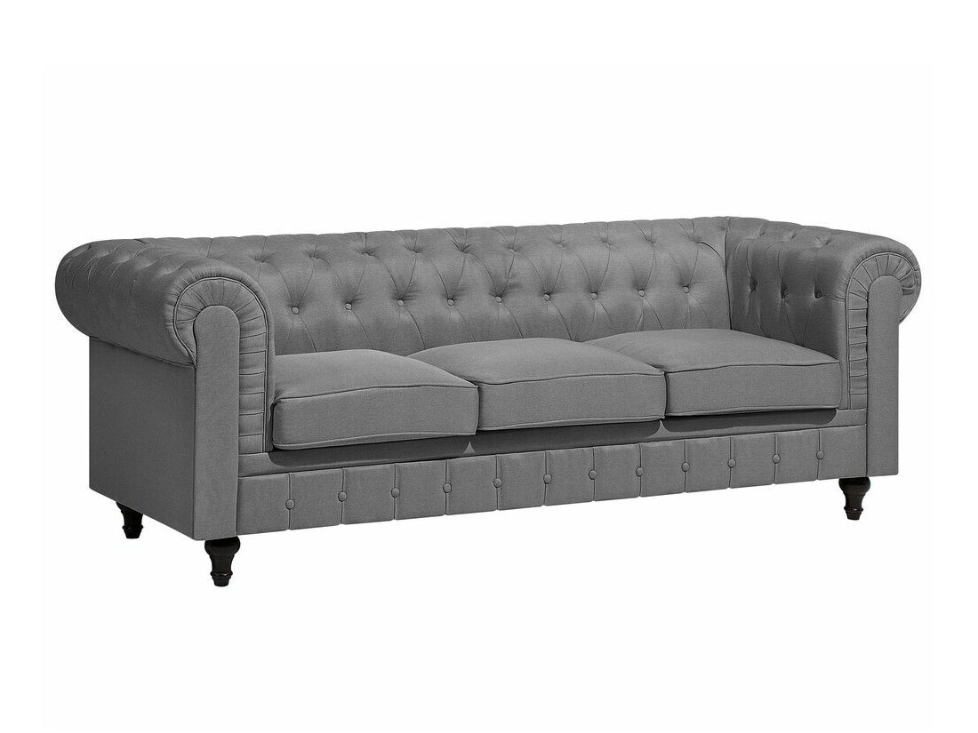 Česterfild sofa Cirdoro 104 (Sivo)