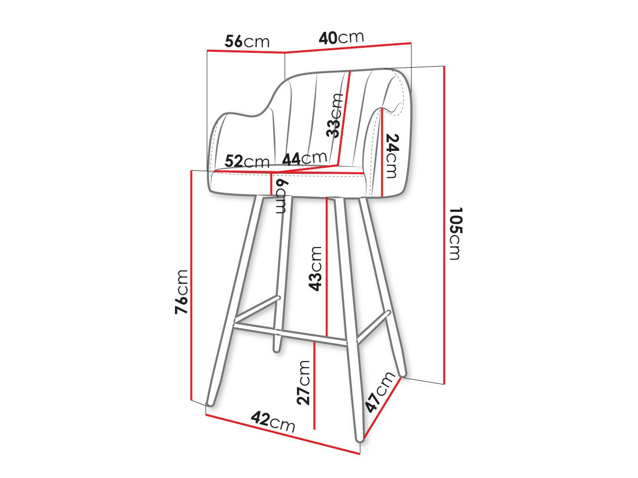 Barska stolica Comfivo 103 (Magic Velvet 2216)