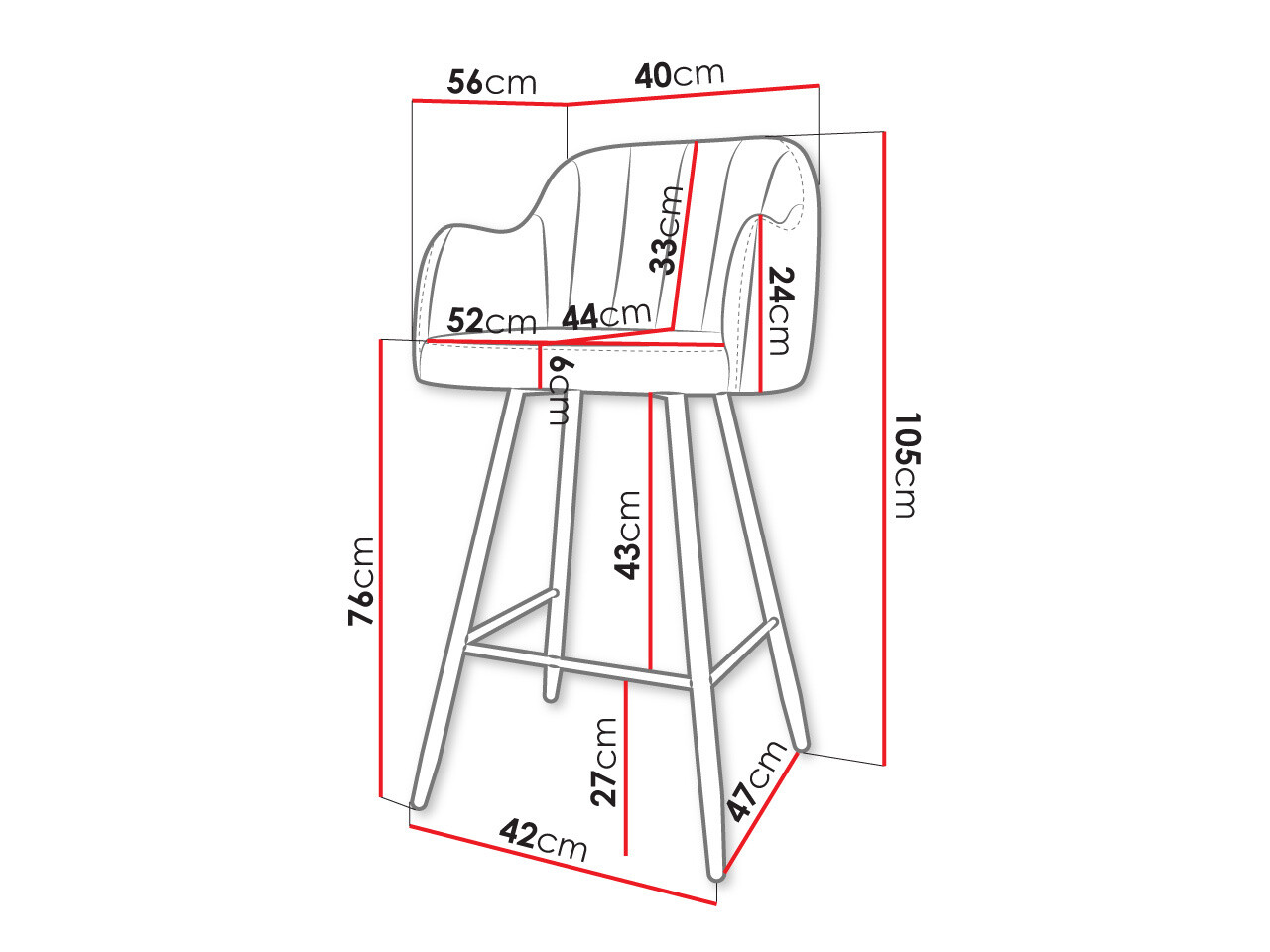Barska stolica Comfivo 103 (Magic Velvet 2258)