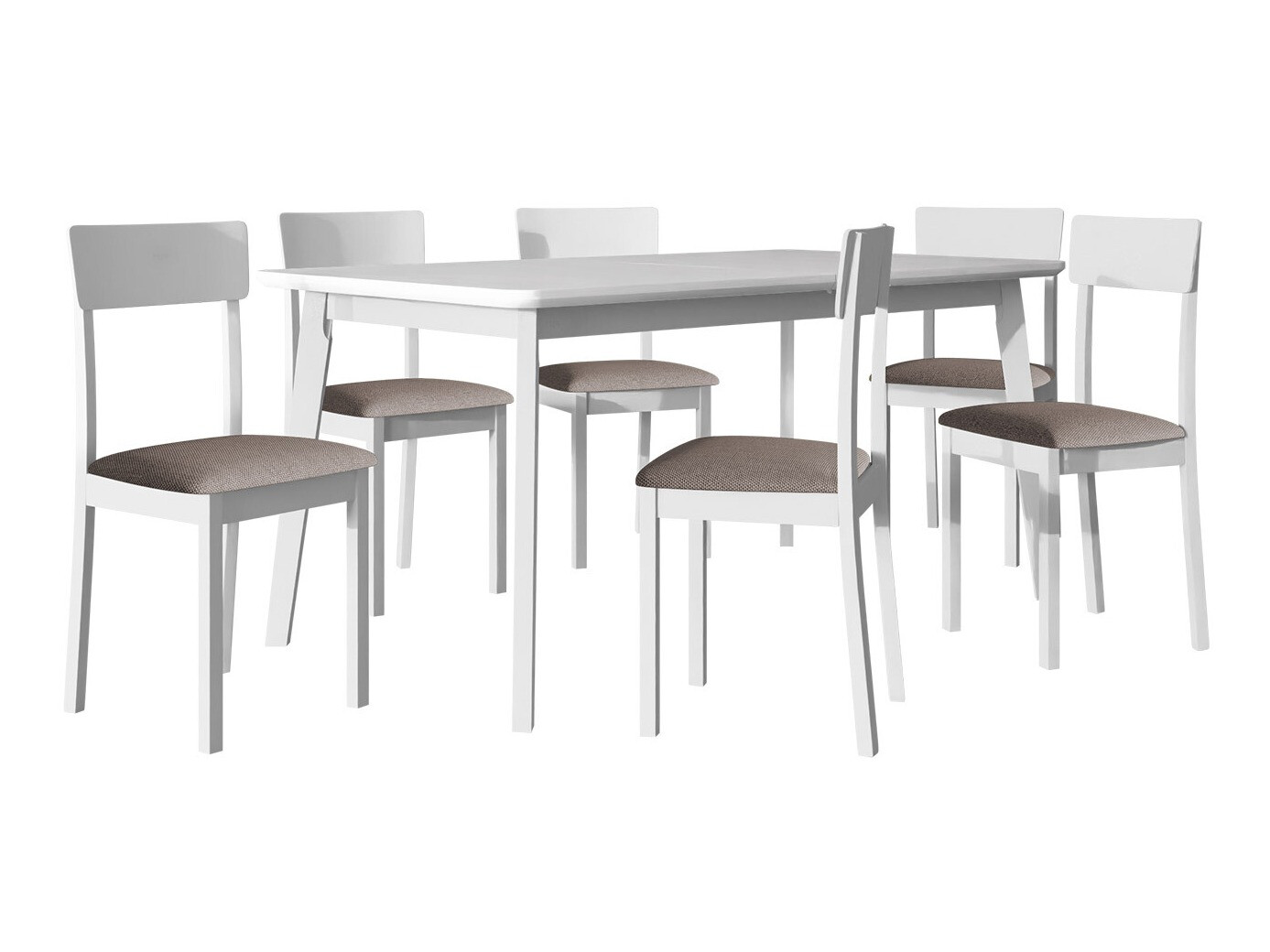 Trpezarijski set Victorville 350 (Belo)