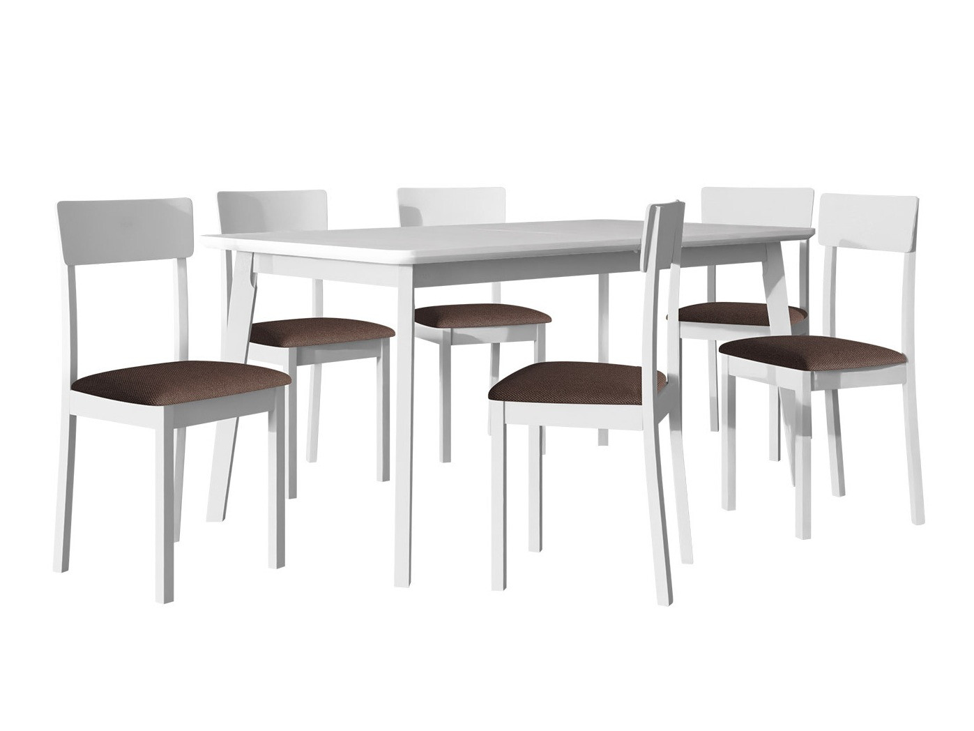 Trpezarijski set Victorville 350 (Belo)