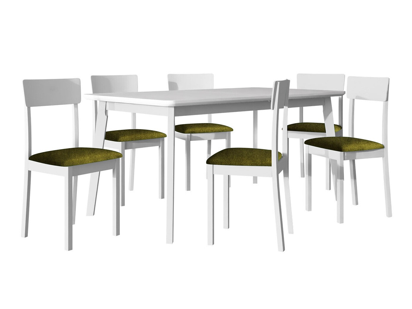 Trpezarijski set Victorville 350 (Belo)