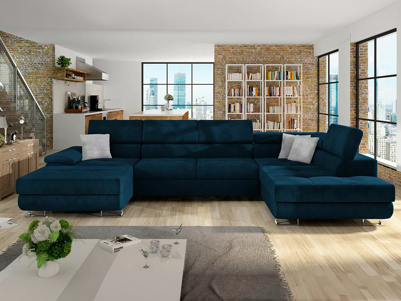 Ugaona sofa Comfivo 190 (Kronos 09 + Paros 05)