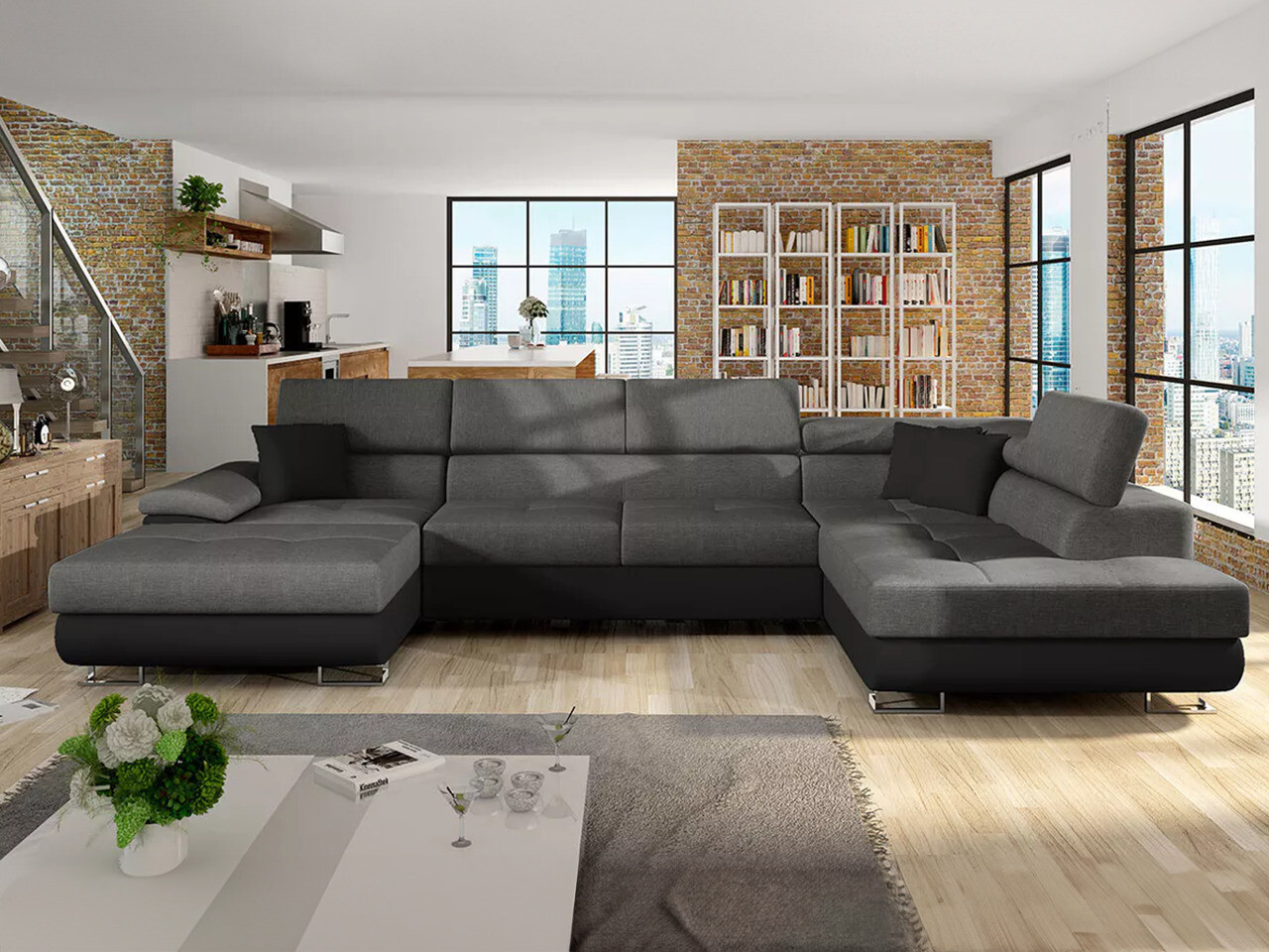 Ugaona sofa Comfivo 190 (Soft 011 + Lux 06 + Soft 011)